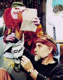 [Jerry Nelson with Floyd Pepper]