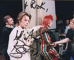 Rick Lyon and David Bowie and Ziggy Stardust Puppet