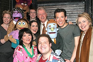 Most of the Clintons and most of the cast of AVENUE Q