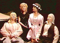 The whole Etheridge puppet family