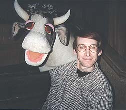 Rick Lyon and a SESAME cow